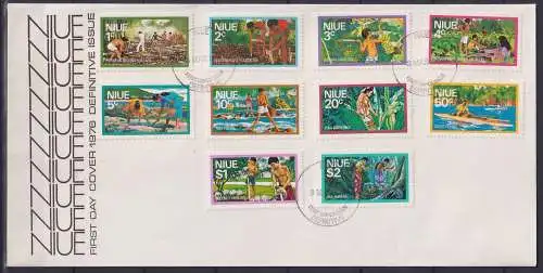 Niue FDC 156-165 als Ersttagsbrief #NK463