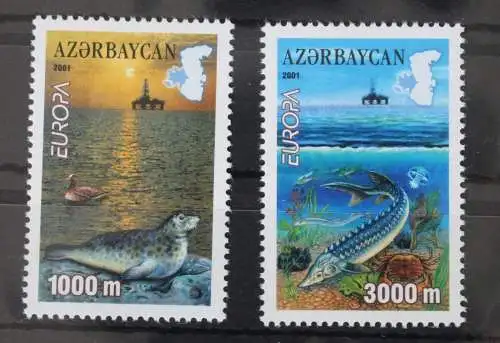 Aserbaidschan 494-495 postfrisch Europa Lebensspender Wasser #WK976
