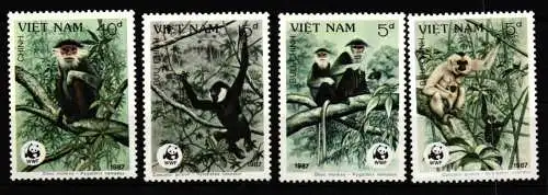 Vietnam 1827-1830 postfrisch Affe #IH401