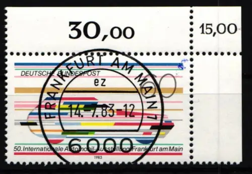 BRD Bund 1182 gestempelt KBWZ #NO227