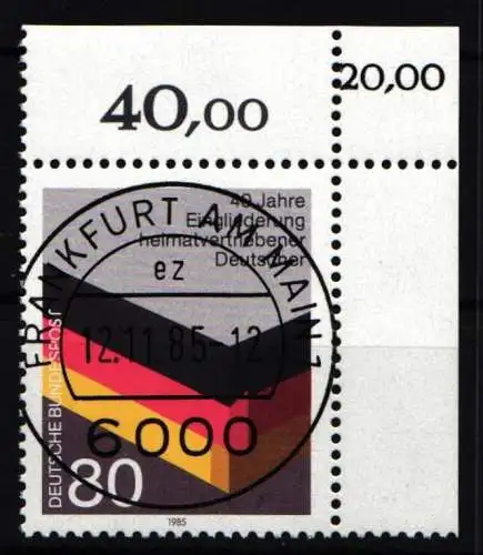 BRD Bund 1265 gestempelt KBWZ #NO251