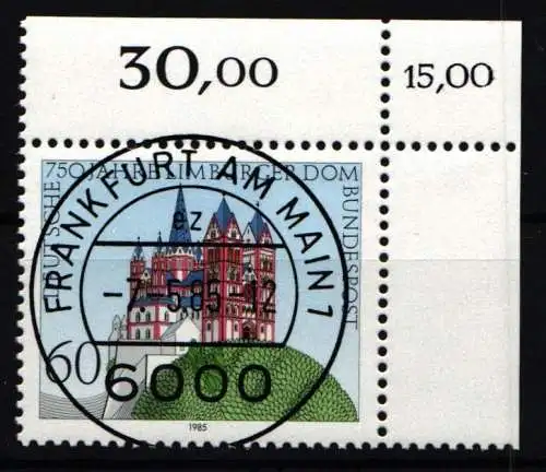 BRD Bund 1250 gestempelt KBWZ #NO246