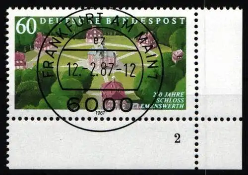 BRD Bund 1312 gestempelt mit Formnummer 2 #NO265