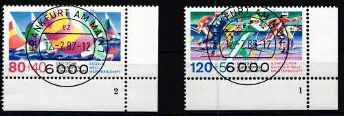 BRD Bund 1310-1311 gestempelt mit Formnummer 1/2 #NO264