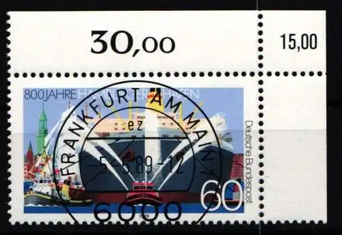 BRD Bund 1419 gestempelt KBWZ #NO289