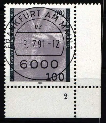 BRD Bund 1544 gestempelt mit Formnummer 2 #NO332