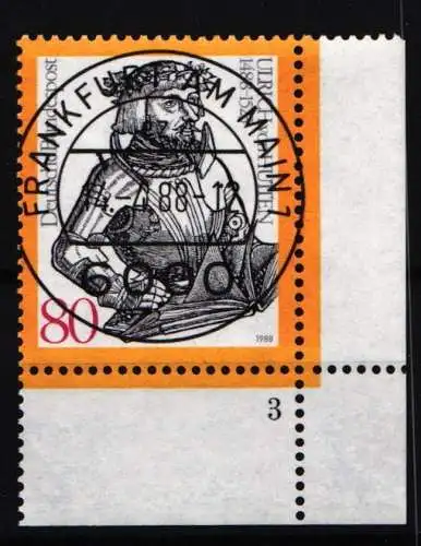 BRD Bund 1364 gestempelt mit Formnummer 3 #NO273