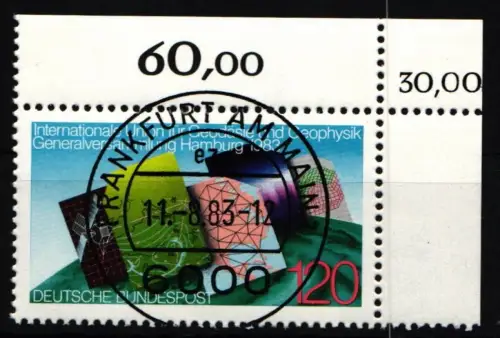 BRD Bund 1187 gestempelt KBWZ #NO345