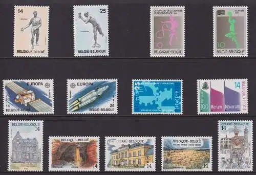 Belgien Jahrgang 1991 mit 2450-2490 postfrisch im Folder inkl 2 MH #NK574