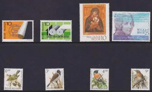 Belgien Jahrgang 1991 mit 2450-2490 postfrisch im Folder inkl 2 MH #NK574