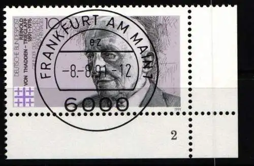 BRD Bund 1556 gestempelt mit Formnummer 2 #NO328