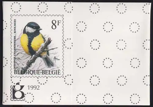Belgien Jahrgang 1992 mit 2491-2540 postfrisch im Folder inkl 1 MH #NK575