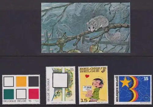 Belgien Jahrgang 1992 mit 2491-2540 postfrisch im Folder inkl 1 MH #NK575