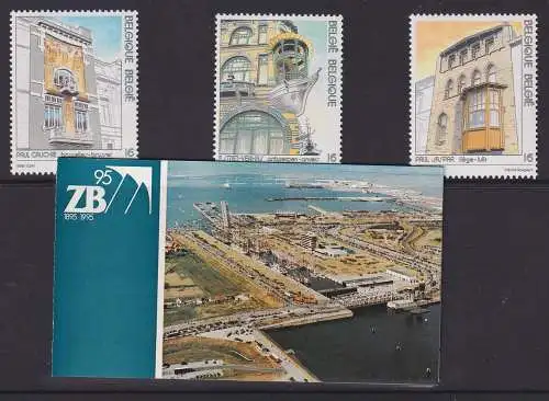 Belgien Jahrgang 1995 mit 2634-2675 postfrisch im Folder inkl 1 MH #NK576