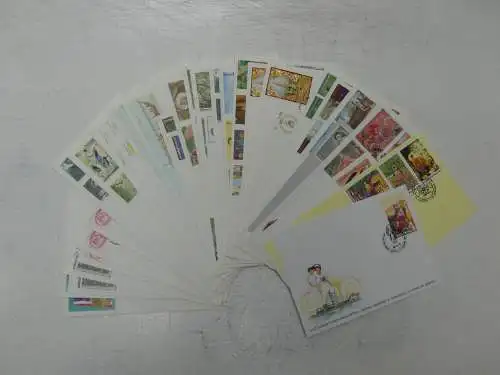 Thailand FDCs großes Lot aus 1989-200 als Ersttagsbrief #NK571