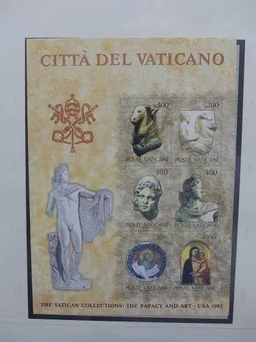 Vatikan gut besammelt bis 1990 im Safe Vordruck #LZ005