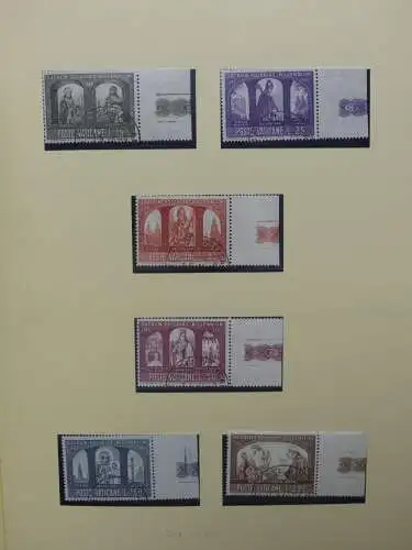 Vatikan 1963-1973 gestempelt besammelt mit Briefen im Binder #LY999