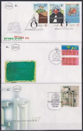 Israel FDC großes Lot aus 1997 als Ersttagsbrief #NO420