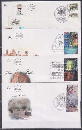 Israel FDC 1609-1611 als Ersttagsbrief #NO429