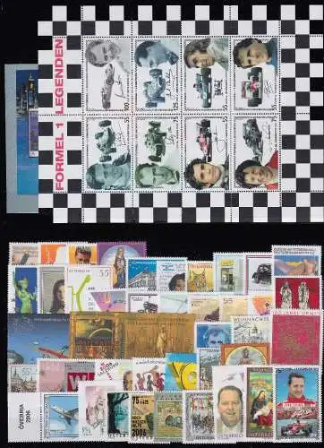 Österreich Jahrgang 2006 ohne Block 35 postfrisch #NK815