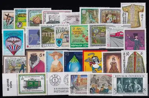 Österreich Jahrgang 2001 postfrisch #NK817