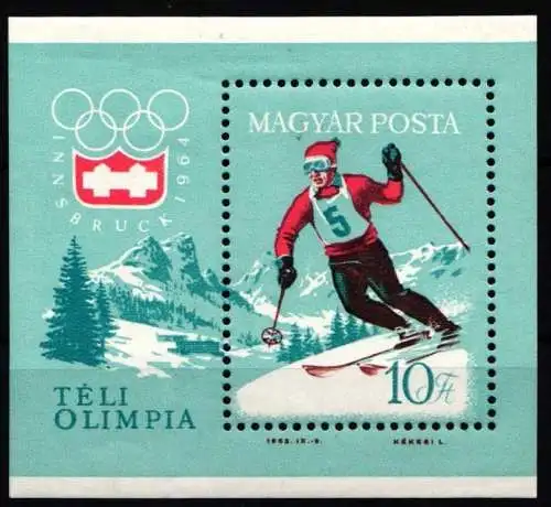 Ungarn Block 40 postfrisch #NP116