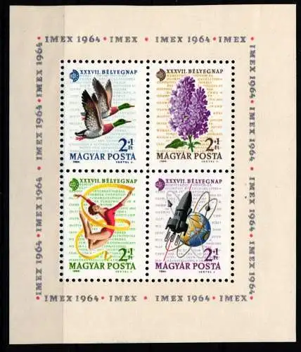 Ungarn Block 42 postfrisch #NP124