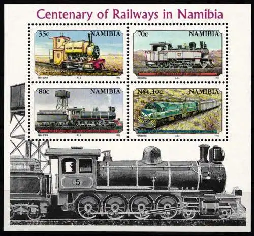 Namibia Block 21 postfrisch #NP186
