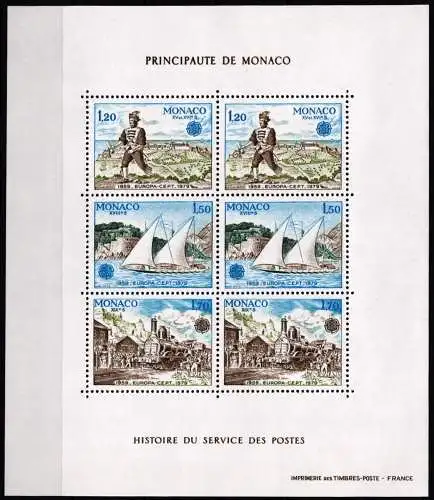 Monaco Block 15 postfrisch #NP190