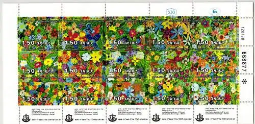 Israel 736-750 postfrisch Zd-Bogen #FQ633