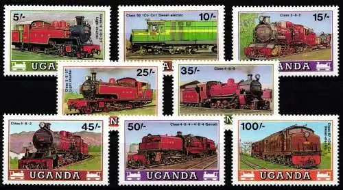 Uganda 569-576 postfrisch #KP927