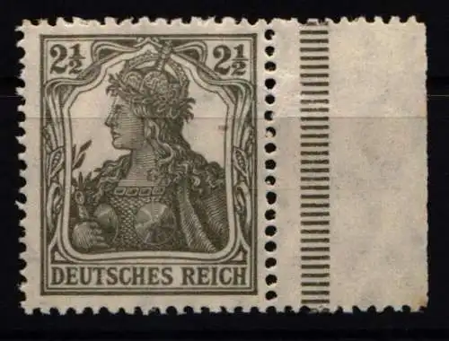 Deutsches Reich 98 dgz postfrisch Durchgezähnter Seitenrand #NJ611