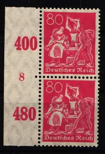 Deutsches Reich 166 DZ postfrisch Druckerzeichen 8 #NJ625