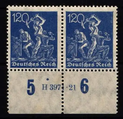 Deutsches Reich 168 HAN postfrisch H 3971.21 #NJ654