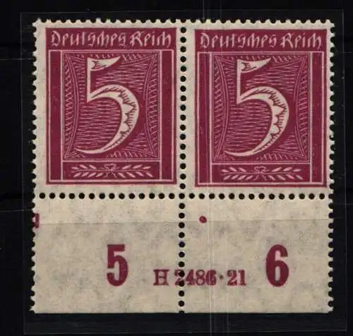 Deutsches Reich 158 HAN postfrisch H 2486.21 #NJ670