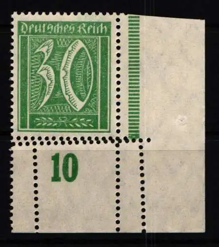 Deutsches Reich 162 postfrisch Eckrand mit Doppelzähnung #NJ675