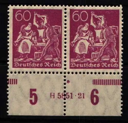 Deutsches Reich 165 HAN postfrisch H 5851.21 #NJ658