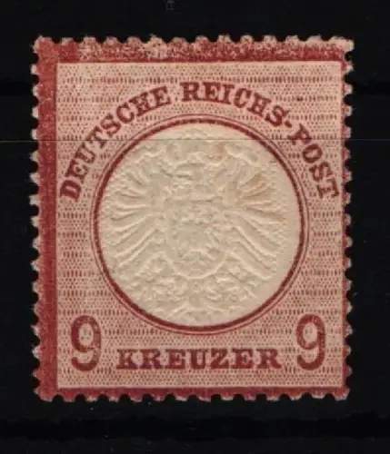 Deutsches Reich 27 a mit Falz Attest Krug BPP #NJ712