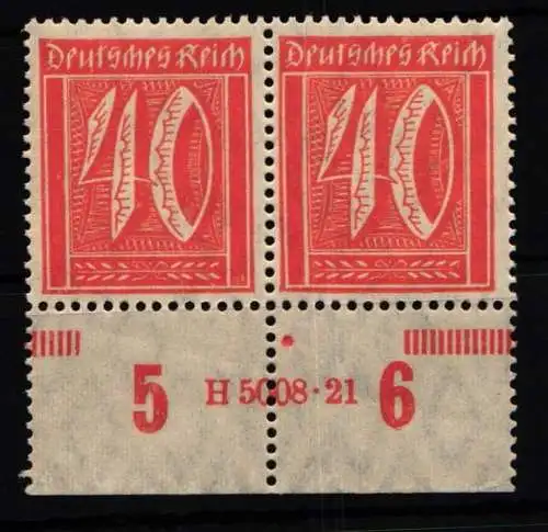 Deutsches Reich 163 HAN postfrisch H 5008.21 #NJ661