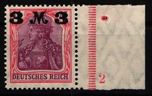 Deutsches Reich 155 I a DZ postfrisch Druckerzeichen 2 #NJ700