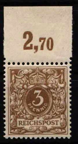 Deutsches Reich 45 cb postfrisch geprüft Zenker BPP #NJ781