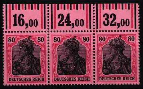 Deutsches Reich 93 II b W OR postfrisch W OR 1`4`1/1`5`1 #NJ857