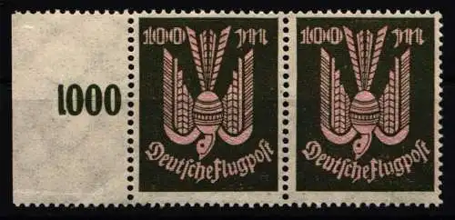 Deutsches Reich 237 I postfrisch 1 von 1000 kopfstehend #NJ879