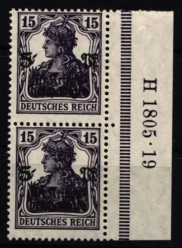Deutsches Reich 106 c Ur-HAN postfrisch H 1805.19, geprüft Weinbuch BPP #NJ904