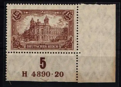 Deutsches Reich 114 a HAN postfrisch H 4890.20 #NJ914
