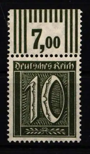 Deutsches Reich 159 b P OR postfrisch 3`7`3, geprüft Oechsner BPP #NJ946