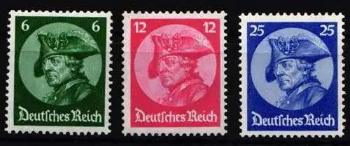 Deutsches Reich 479-481 postfrisch Hauptwert tiefst geprüft Schlegel BPP #NJ901