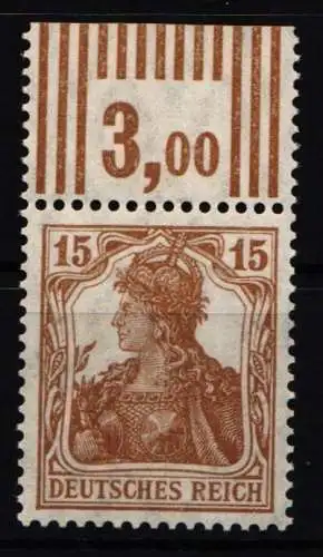 Deutsches Reich 100 b W OR postfrisch 3`7`3 geprüft Oechsner BPP #NL040