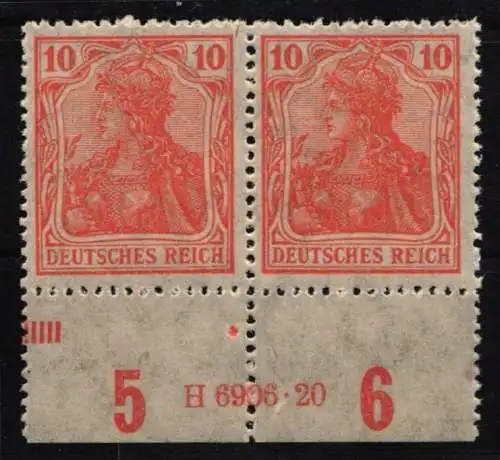 Deutsches Reich 141 HAN postfrisch H 6906.20 #NL061