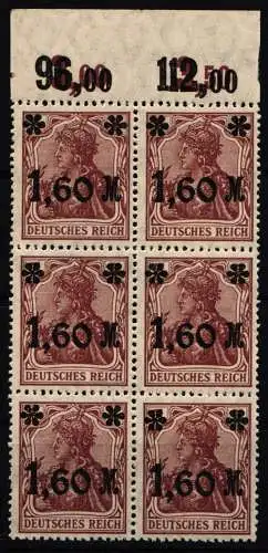 Deutsches Reich 154 I IV P OR postfrisch geprüft Infla Berlin #NL015